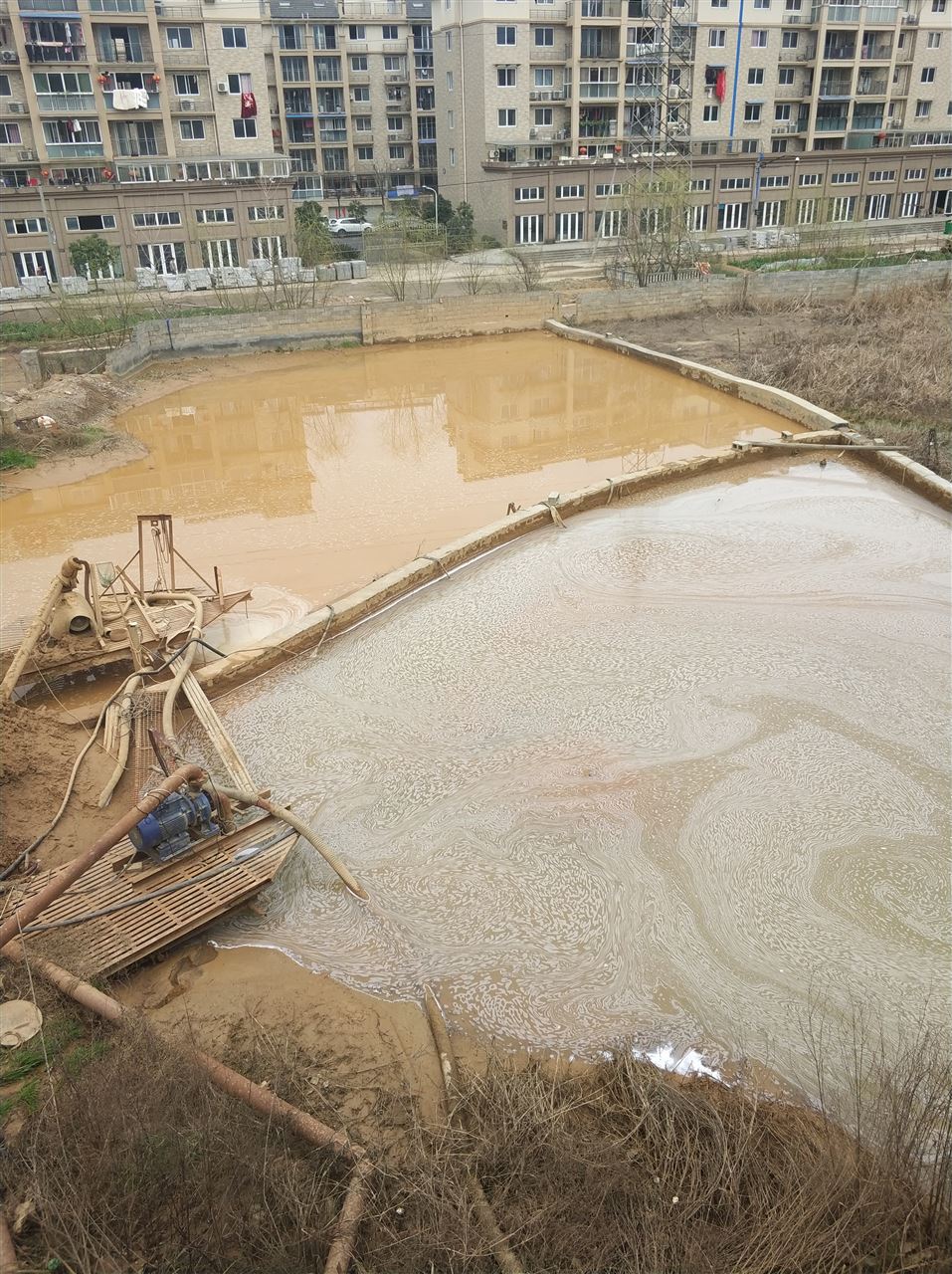荔湾沉淀池淤泥清理-厂区废水池淤泥清淤